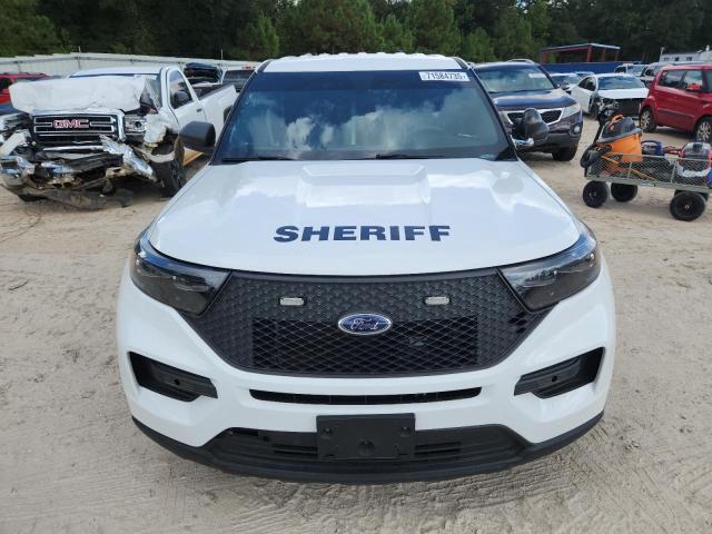 1FM5K8AB0NGB00818 - 2022 FORD EXPLORER POLICE INTERCEPTOR Սպիտակ լուսանկար 5