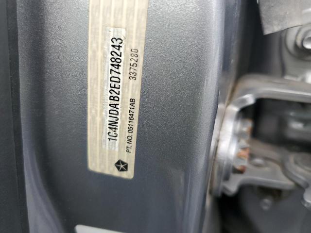 1C4NJDAB2ED748243 - 2014 JEEP COMPASS SPORT SILVER photo 14