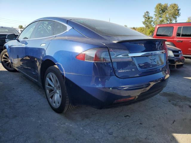 5YJSA1E23GF168393 - 2016 TESLA MODEL S Կապույտ լուսանկար 2
