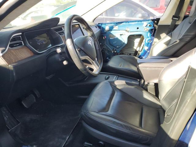 5YJSA1E23GF168393 - 2016 TESLA MODEL S Կապույտ լուսանկար 7