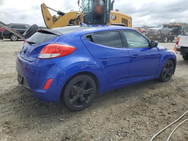 KMHTC6AD4EU216972 - 2014 HYUNDAI VELOSTER BLUE photo 3