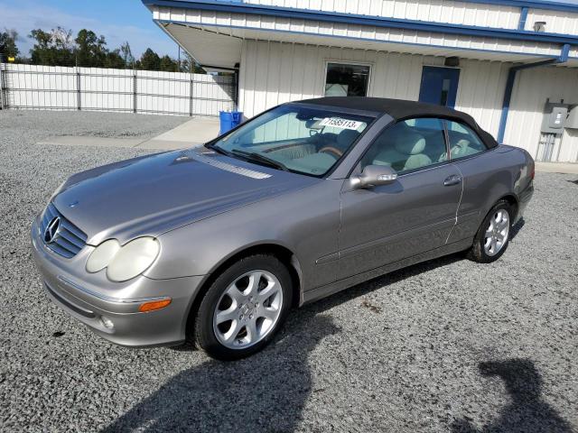 WDBTK65G44T017273 - 2004 MERCEDES-BENZ CLK 320 GRAY photo 1