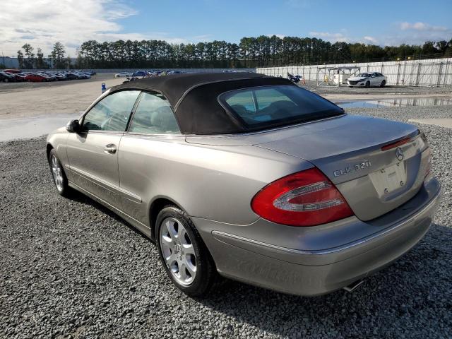 WDBTK65G44T017273 - 2004 MERCEDES-BENZ CLK 320 GRAY photo 2