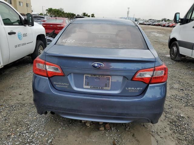 4S3BNBA69F3071584 - 2015 SUBARU LEGACY 2.5I BLUE photo 6