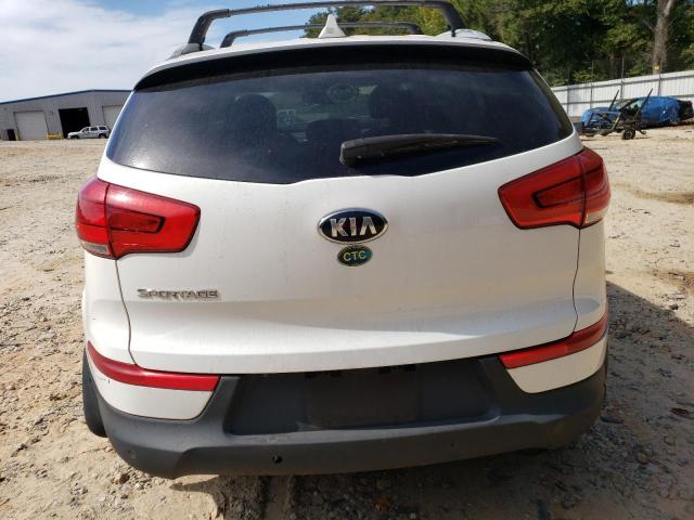 KNDPB3ACXE7578088 - 2014 KIA SPORTAGE BASE WHITE photo 6