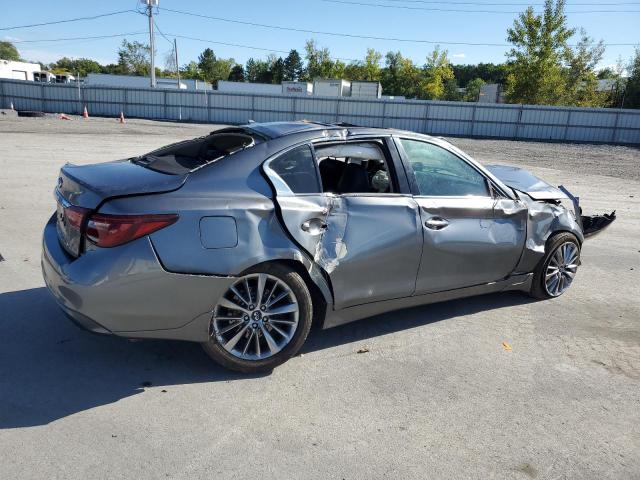 JN1EV7AR9JM431639 - 2018 INFINITI Q50 LUXE GRAY photo 3