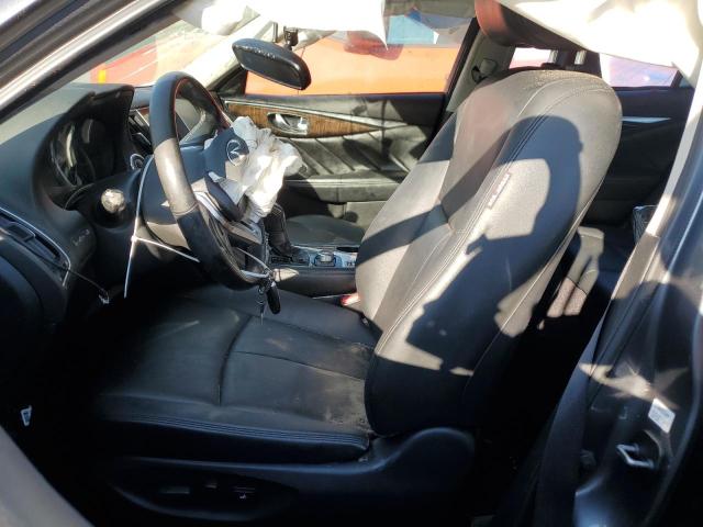 JN1EV7AR9JM431639 - 2018 INFINITI Q50 LUXE GRAY photo 7