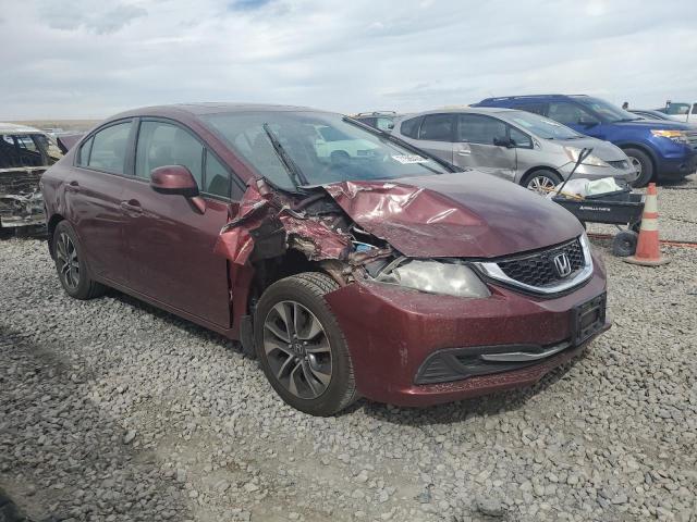 2HGFB2F87DH557889 - 2013 HONDA CIVIC EX BURGUNDY photo 4