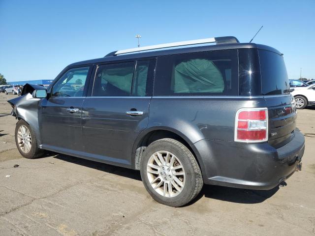 2FMHK6C81KBA12933 - 2019 FORD FLEX SEL GRAY photo 2