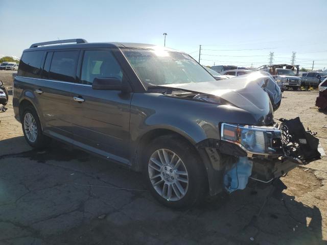 2FMHK6C81KBA12933 - 2019 FORD FLEX SEL GRAY photo 4