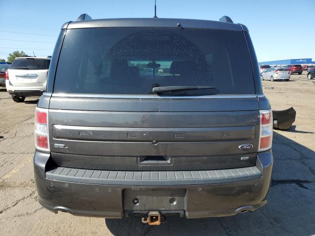2FMHK6C81KBA12933 - 2019 FORD FLEX SEL GRAY photo 6