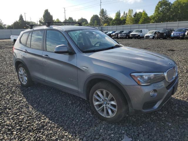 5UXWY3C58F0E96137 - 2015 BMW X3 XDRIVE28D GRAY photo 4