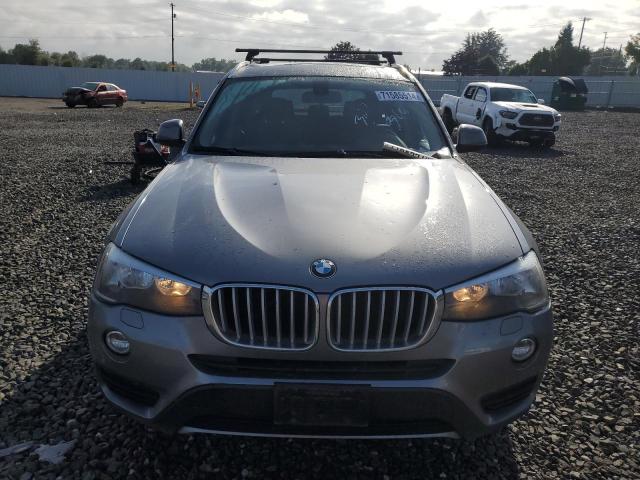 5UXWY3C58F0E96137 - 2015 BMW X3 XDRIVE28D GRAY photo 5