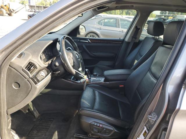 5UXWY3C58F0E96137 - 2015 BMW X3 XDRIVE28D GRAY photo 7