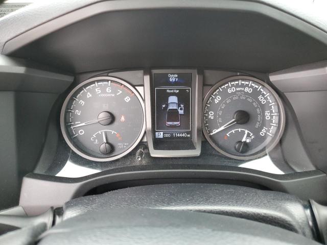 5TFSZ5AN5HX075172 - 2017 TOYOTA TACOMA ACCESS CAB SILVER photo 9