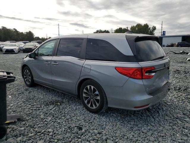 5FNRL6H76MB003141 - 2021 HONDA ODYSSEY EXL SILVER photo 2