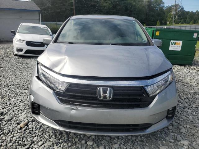 5FNRL6H76MB003141 - 2021 HONDA ODYSSEY EXL SILVER photo 5