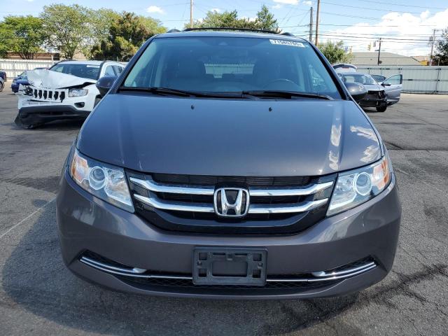 5FNRL5H60EB096242 - 2014 HONDA ODYSSEY EXL GRAY photo 5