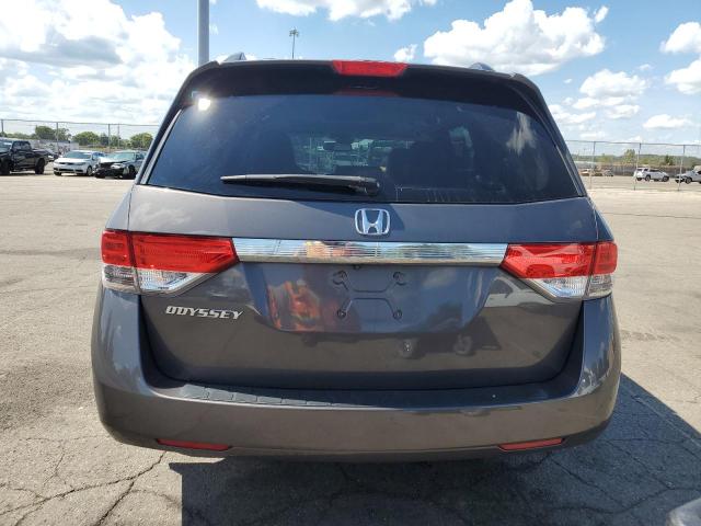 5FNRL5H60EB096242 - 2014 HONDA ODYSSEY EXL GRAY photo 6