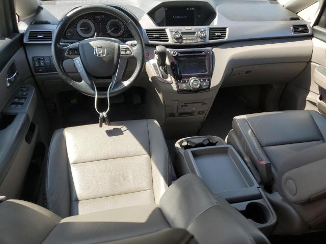 5FNRL5H60EB096242 - 2014 HONDA ODYSSEY EXL GRAY photo 8