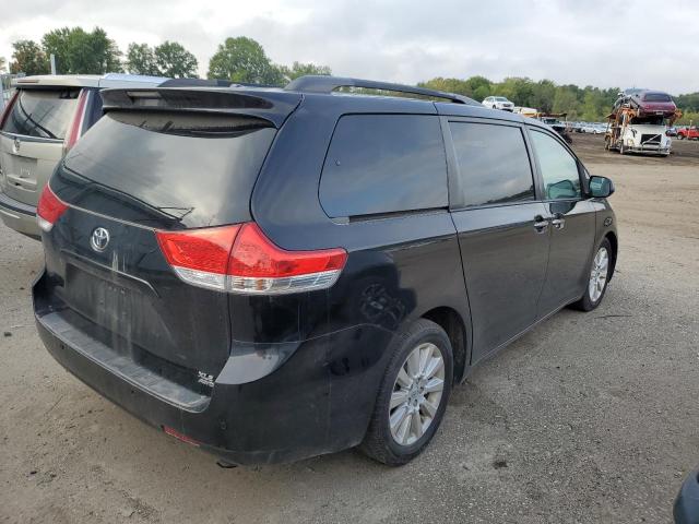 5TDDK3DC2DS052069 - 2013 TOYOTA SIENNA XLE შავი ფოტო 3