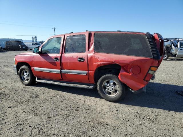 1GNFK16Z72J128451 - 2002 CHEVROLET SUBURBAN K1500 RED photo 2