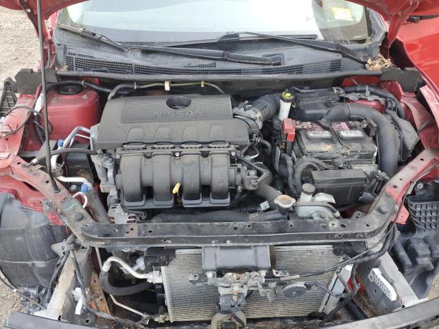 3N1AB7AP3JL616270 - 2018 NISSAN SENTRA S RED photo 11