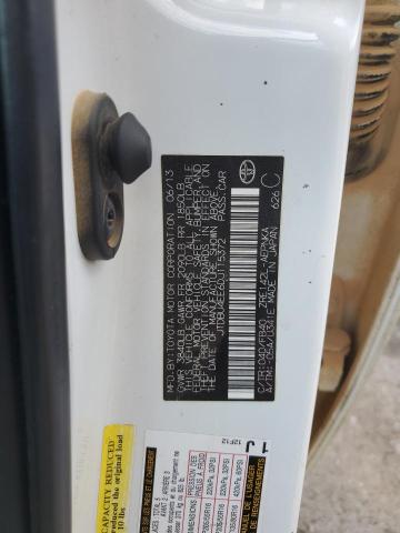 JTDBU4EE6DJ115372 - 2013 TOYOTA COROLLA BASE WHITE photo 12