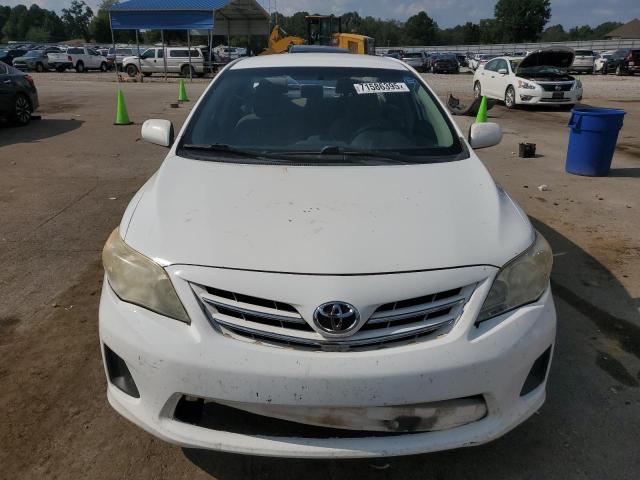 JTDBU4EE6DJ115372 - 2013 TOYOTA COROLLA BASE WHITE photo 5