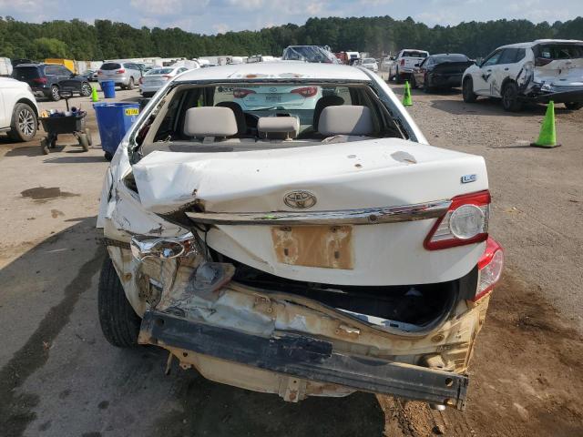 JTDBU4EE6DJ115372 - 2013 TOYOTA COROLLA BASE WHITE photo 6