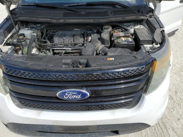 1FM5K8ARXFGB41018 - 2015 FORD EXPLORER POLICE INTERCEPTOR WHITE photo 12