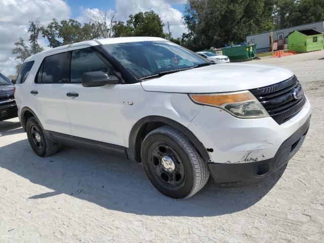 1FM5K8ARXFGB41018 - 2015 FORD EXPLORER POLICE INTERCEPTOR WHITE photo 4