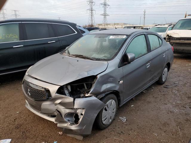 ML32F3FJ0LHF03452 - 2020 MITSUBISHI MIRAGE G4 ES ვერცხლისფერი ფოტო 1