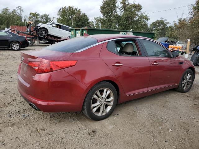 5XXGM4A76DG224805 - 2013 KIA OPTIMA LX BURGUNDY photo 3