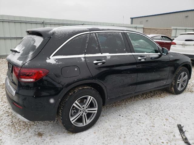 W1N0G8EB1NV369604 - 2022 MERCEDES-BENZ GLC 300 4MATIC BLACK photo 3