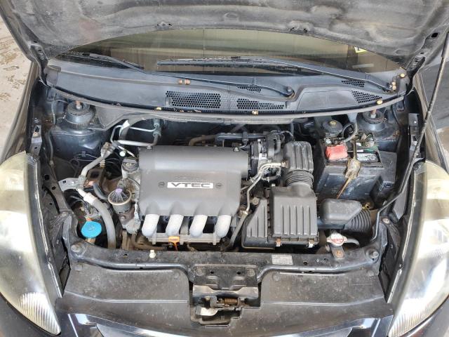 JHMGD38608S033219 - 2008 HONDA FIT SPORT BLACK photo 11