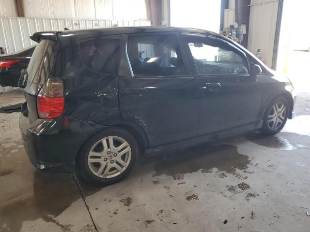 JHMGD38608S033219 - 2008 HONDA FIT SPORT BLACK photo 3