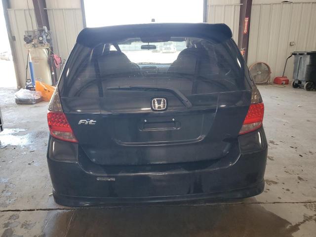 JHMGD38608S033219 - 2008 HONDA FIT SPORT BLACK photo 6