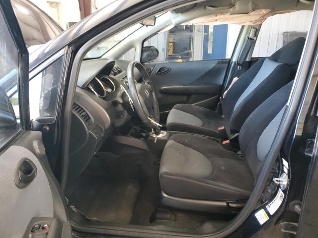JHMGD38608S033219 - 2008 HONDA FIT SPORT BLACK photo 7