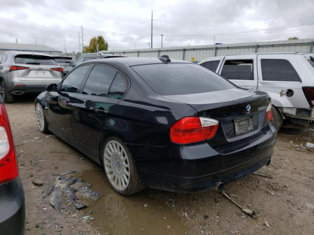 WBAVD53597A007223 - 2007 BMW 335 XI BLACK photo 2