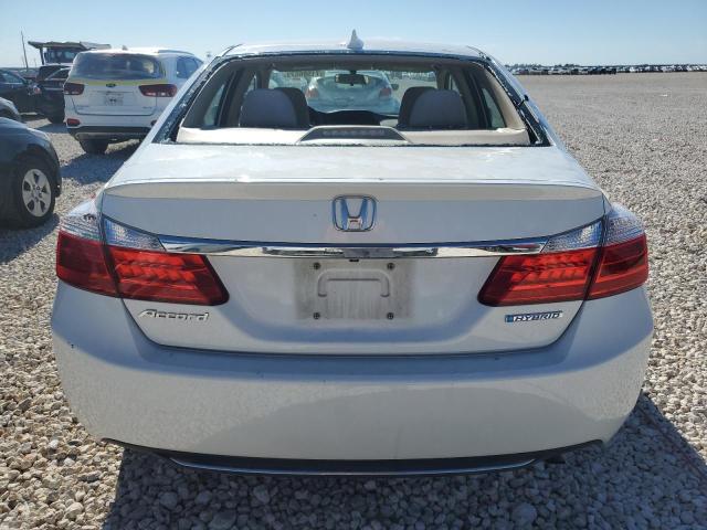 1HGCR6F31FA008524 - 2015 HONDA ACCORD HYBRID WHITE photo 6