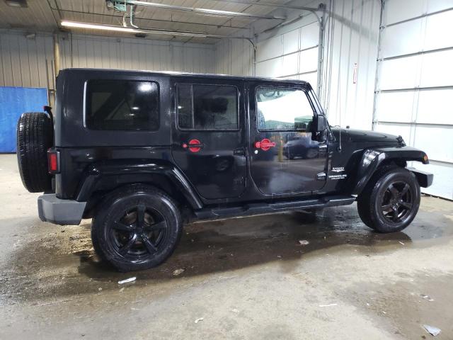 1J4GA59109L760472 - 2009 JEEP WRANGLER U SAHARA BLACK photo 3