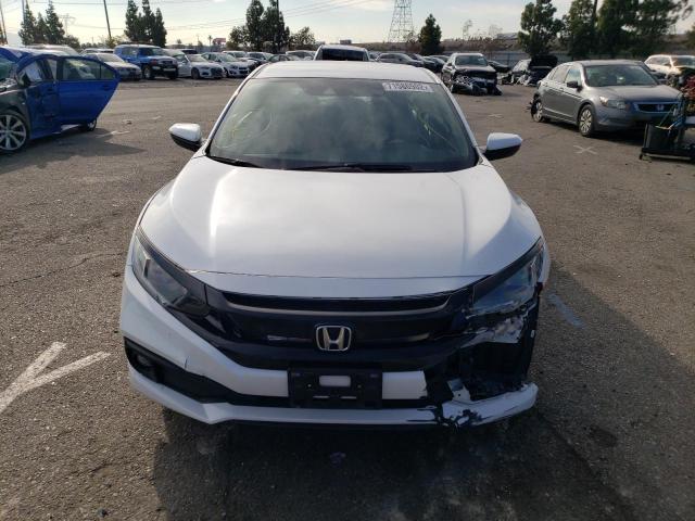 19XFC2F80LE204237 - 2020 HONDA CIVIC SPORT WHITE photo 5