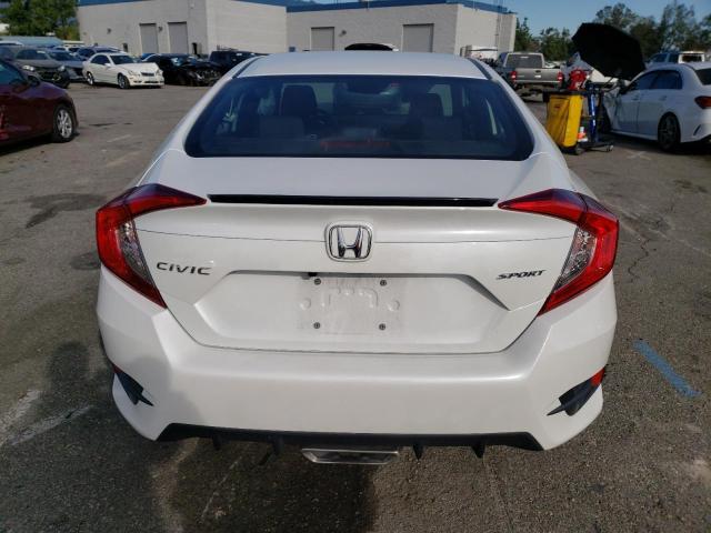 19XFC2F80LE204237 - 2020 HONDA CIVIC SPORT WHITE photo 6