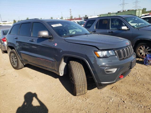 1C4RJFLT7JC198945 - 2018 JEEP GRAND CHER TRAILHAWK Szary zdjęcie 4