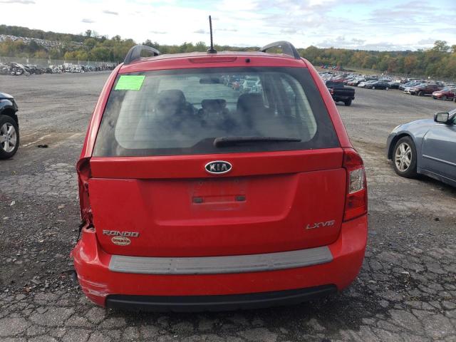 KNAFG526797252303 - 2009 KIA RONDO LX RED photo 6