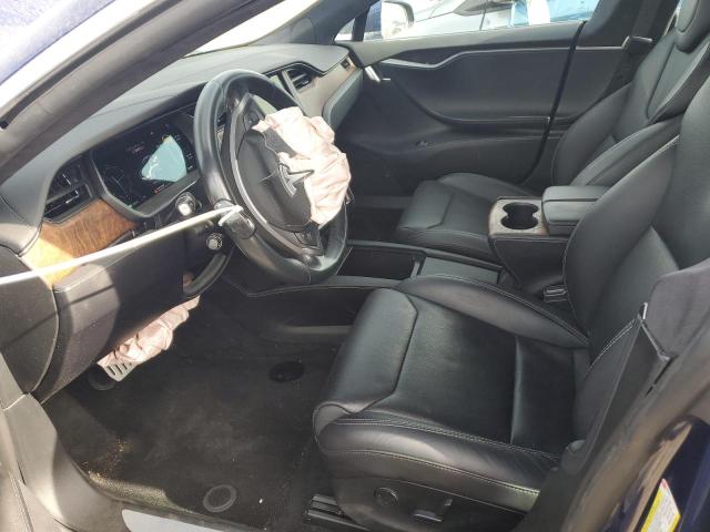 5YJSA1E44JF268625 - 2018 TESLA MODEL S ლურჯი ფოტო 7