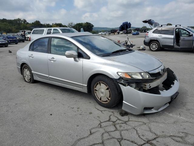 JHMFA36249S014923 - 2009 HONDA CIVIC HYBRID SILVER photo 4
