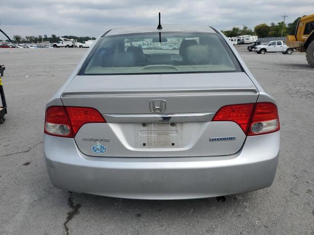 JHMFA36249S014923 - 2009 HONDA CIVIC HYBRID SILVER photo 6
