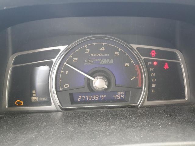 JHMFA36249S014923 - 2009 HONDA CIVIC HYBRID SILVER photo 9